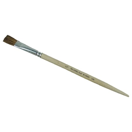 Gordon Brush Size 1/2 Camel Hair Flat Artist Brush, PK12 0790-00050
